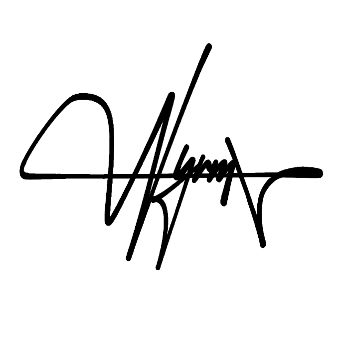 WYRM handwritten signature